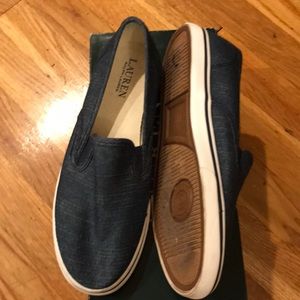 Ralph Lauren Denim Loafers, worn once